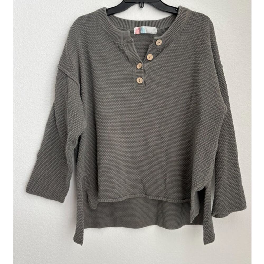 Free People Beach Hailee Sweater Set Cedar Fog Size Large - Picture 4 of 12
